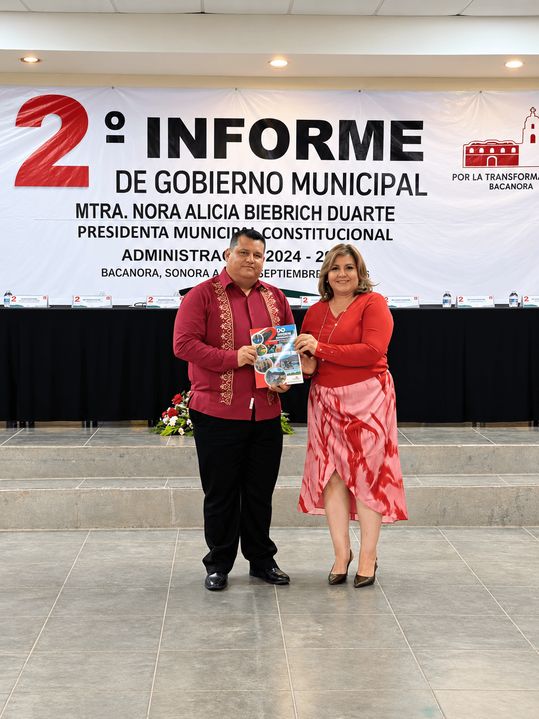 BACANORA CELEBRA SU SEGUNDO INFORME DE GOBIERNO Y EL GRITO DE INDEPENDENCIA
