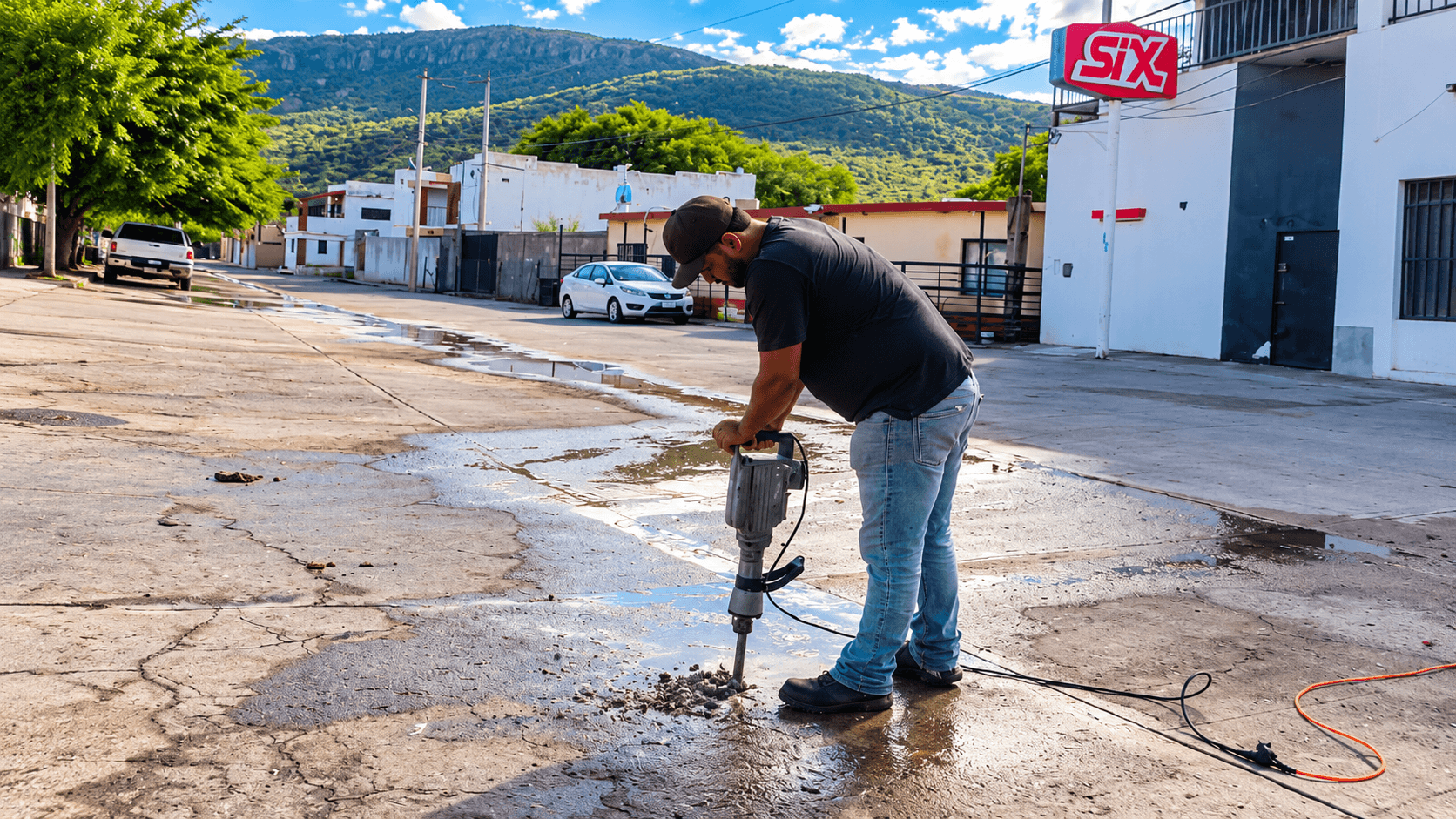 CONTINÚAN LOS TRABAJOS DE REPARACIÓN DE FUGAS DE AGUA Y DRENAJE EN BACANORA